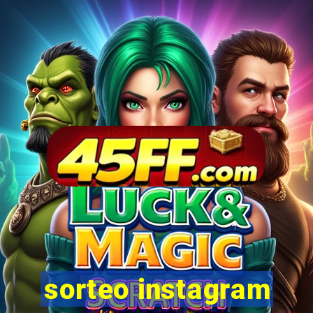 sorteo instagram